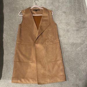 Faux Suede Vest